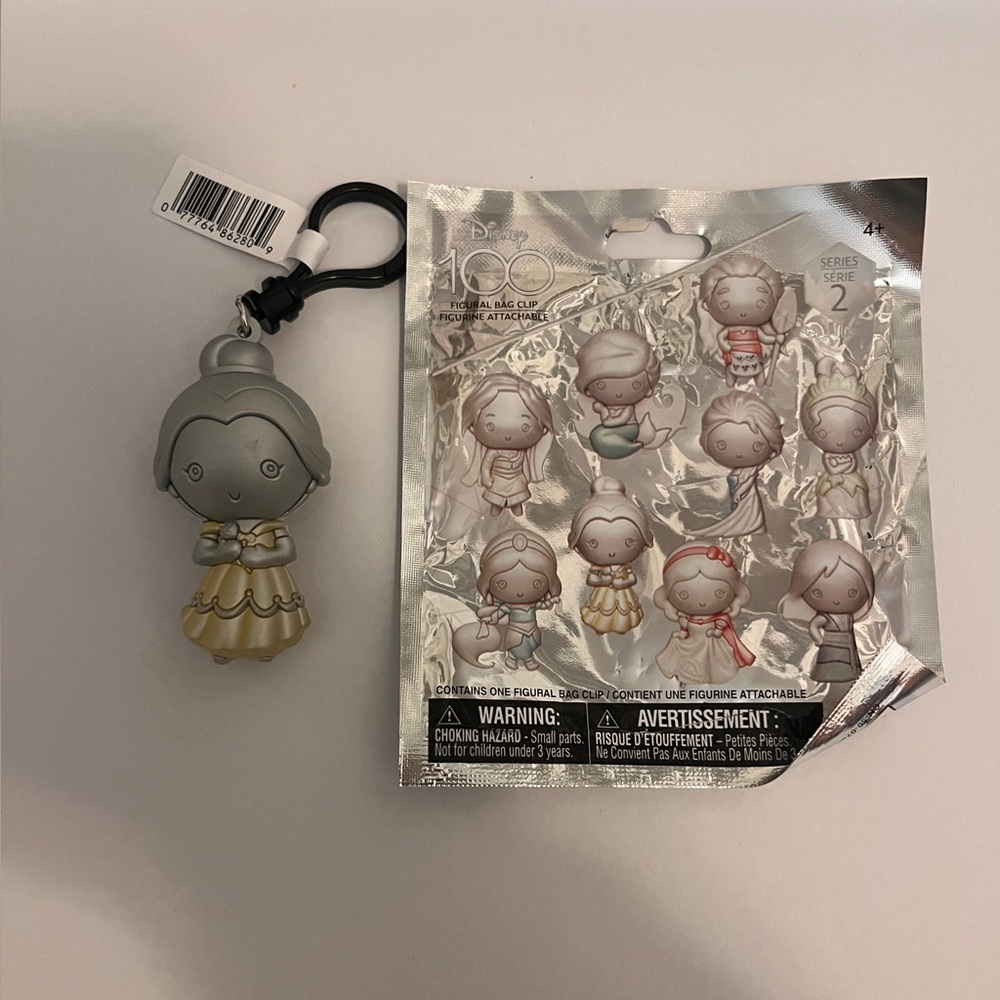 Figural Bag Clip Disney 100 - Belle / Beauty and the Beast